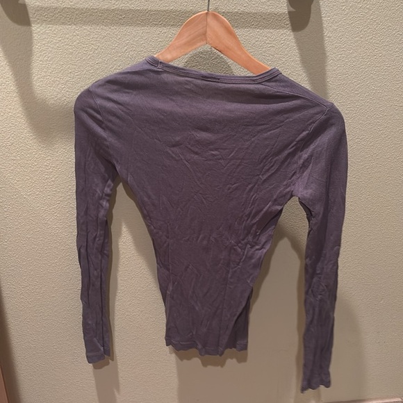 Splendid Lavender Long Sleeve Tee - Picture 7 of 10